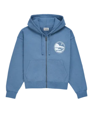 I Was Midnight Rain Zip Hoodie