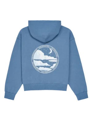 Alternative view of I Was Midnight Rain Zip Hoodie